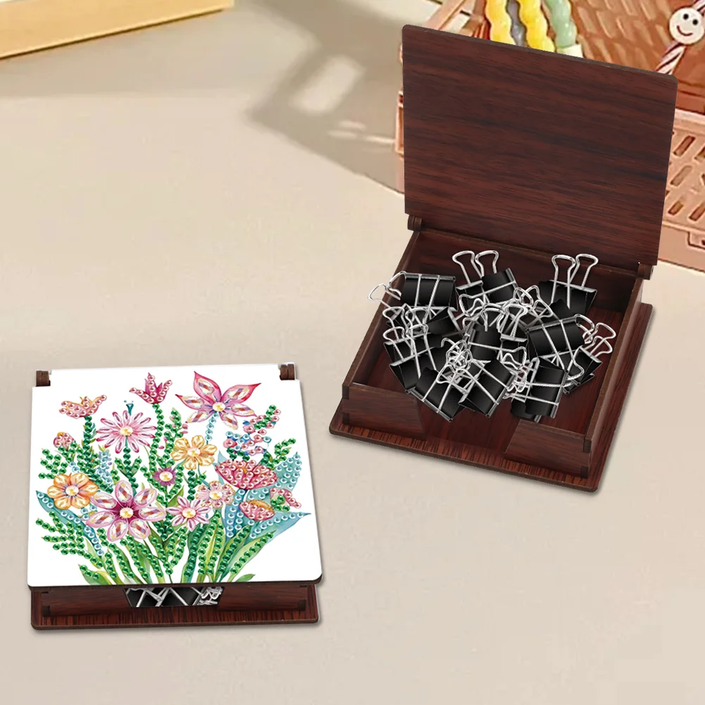 DIY Flower Diamond Painting Note Box Paper 160 Sheets of Paper for DIY Art Craft