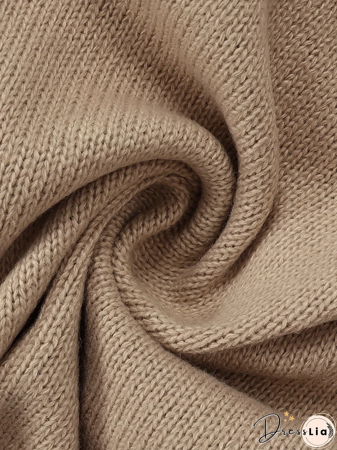 Solid Button Front Knit Cardigan, Casual Long Sleeve Crop Sweater, Women's Clothing