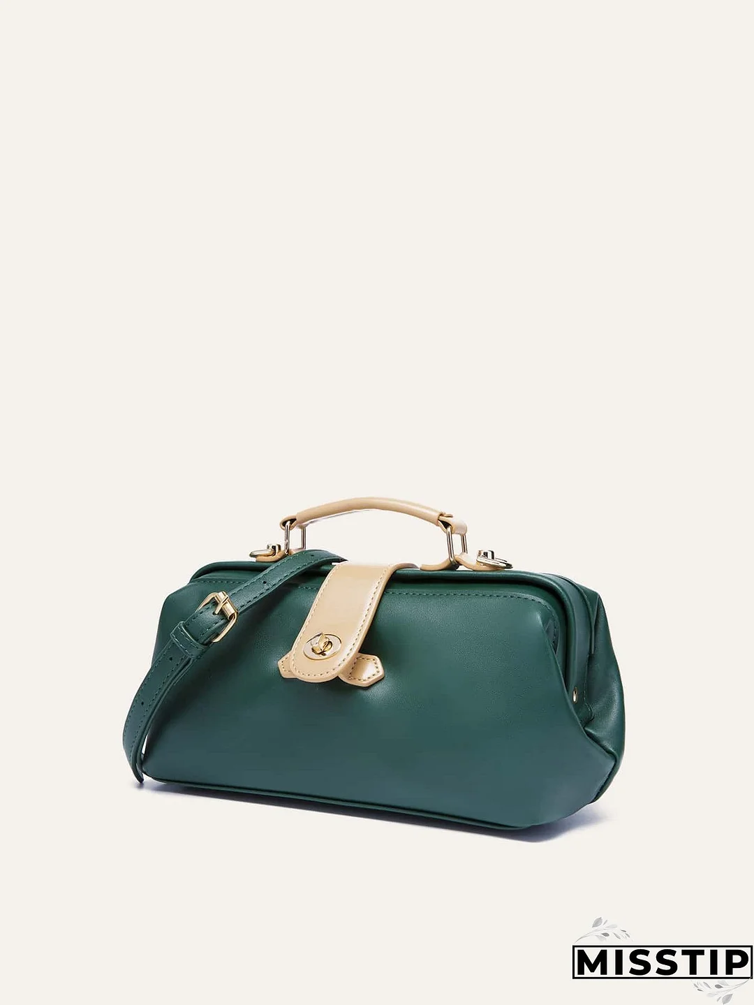 Twist Lock Satchel Bag