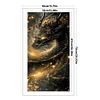 Black Dragon-14CT Stamped Cross Stitch 40*75cm/15.75*29.53in (Big Size)