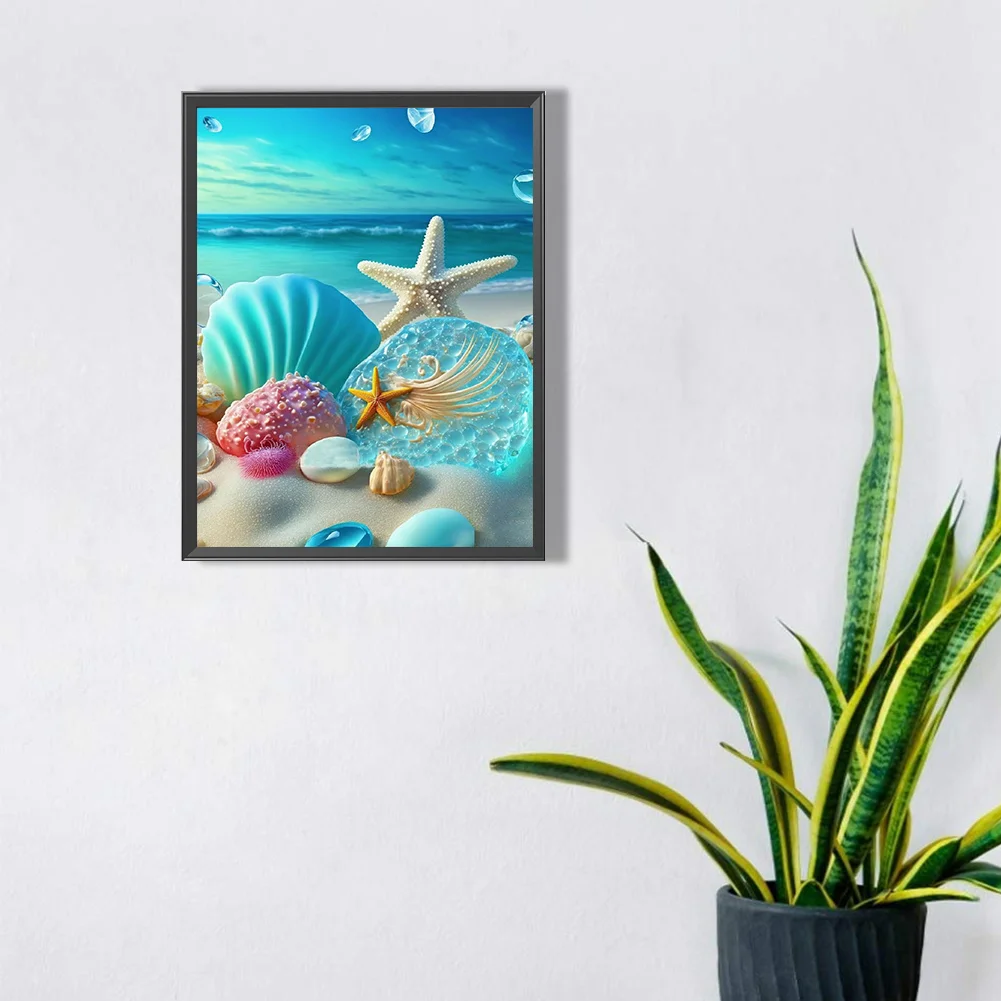 Diamond Painting - Full Round Drill - Beach(30*40cm)