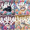 (Multistyle) Chat - Peinture Diamant En Forme Sp&eacute;ciale - 30 * 30CM
