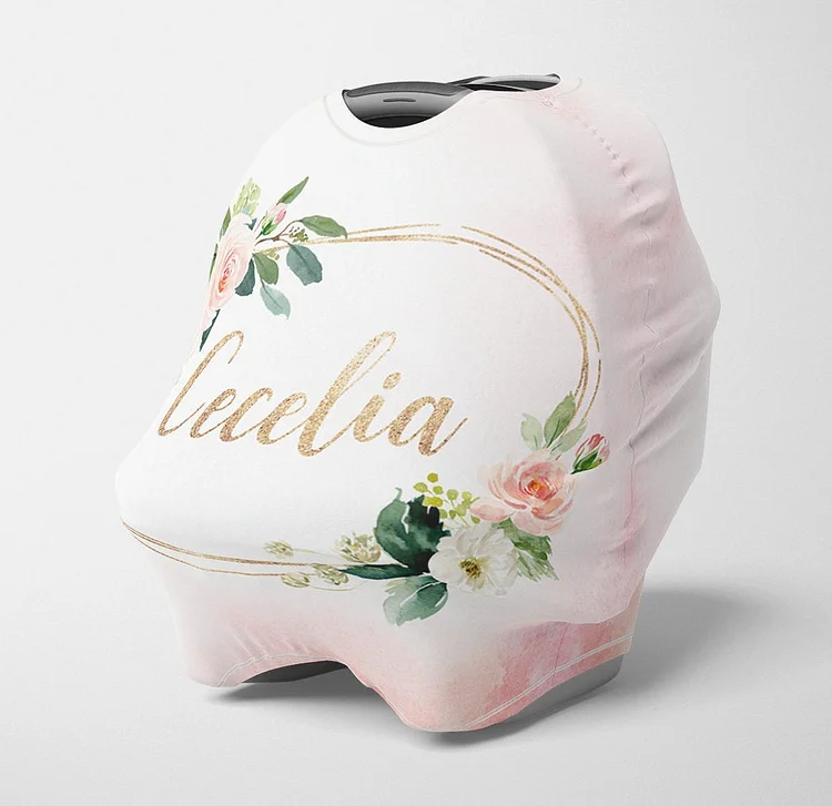Personalized Baby Car Seat Canopy| Canopyl74