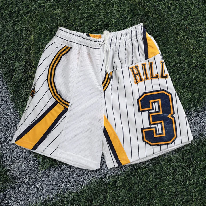 Casual Street Sports Paneled Mesh Shorts