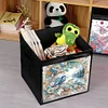 (US Local)DIY Diamond Painting Storage Box Canvas Organizer Box Diamond Painting Kit (F)