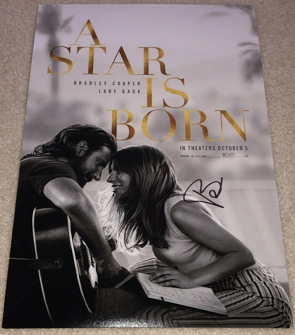 BRADLEY COOPER SIGNED AUTOGRAPH A STAR IS BORN 12x18 Photo Poster painting B w/EXACT PROOF