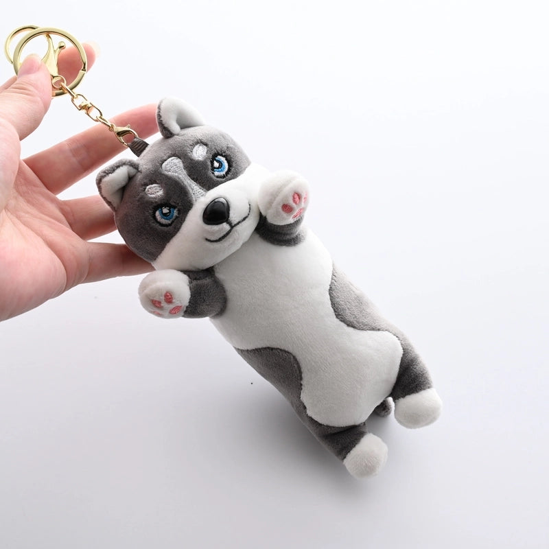 Elegant Lady Animal PP Cotton Plush Unisex Keychain