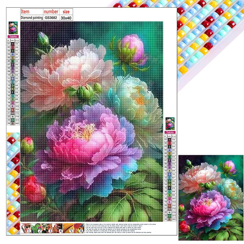 Mosaiko 16x24 inch Extra Large Diamond Painting Kit - 5D Full Drill Square  DIY Nature Landscape Series: Green Hills - Crystal Rhinestone Embroidery  Cross Stitch Canvas