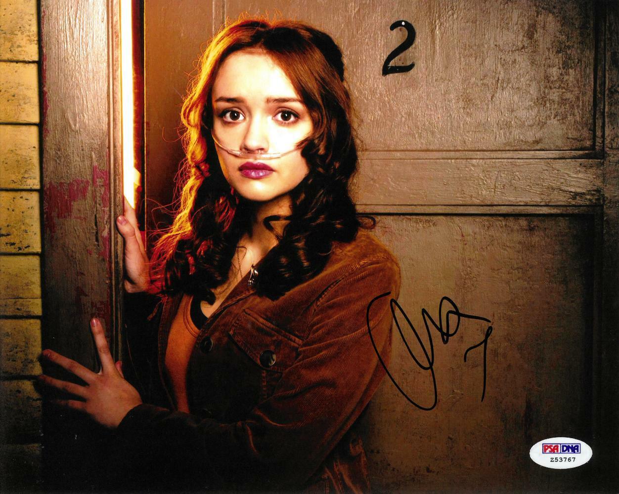 Olivia Cooke Signed Bates Motel Authentic Autographed 8x10 Photo Poster painting PSA/DNA #Z53767