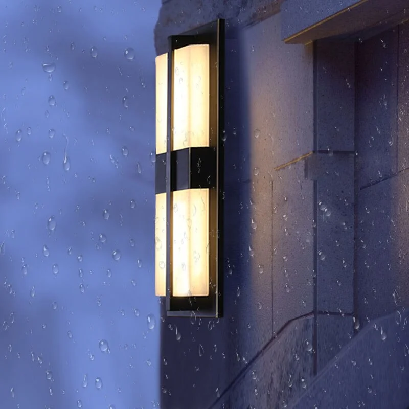Moderne Outdoor Waterdichte IP65 Muur Gemonteerde Lamp Led Wall Verlichting Tuin Veranda Blaker Licht 96/220V Goud Zwart Blaker Armatuur
