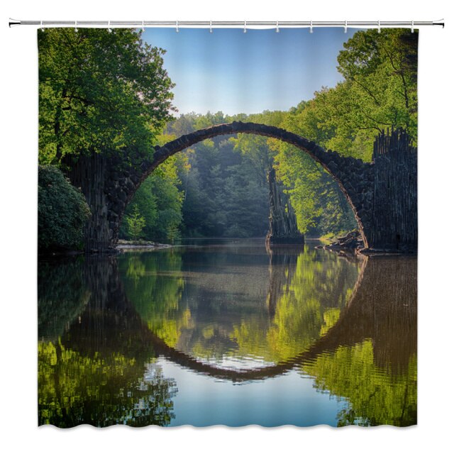 

Shower Curtain – Waterfall Scenery-180*180cm, 501 Original