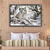 >SALE<Full Embroidery Eco-cotton Thread 11CT Printed Tiger Cross Stitch Kit 65x45cm