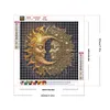 Sun Moon-Full Round Diamond Painting 30*30CM