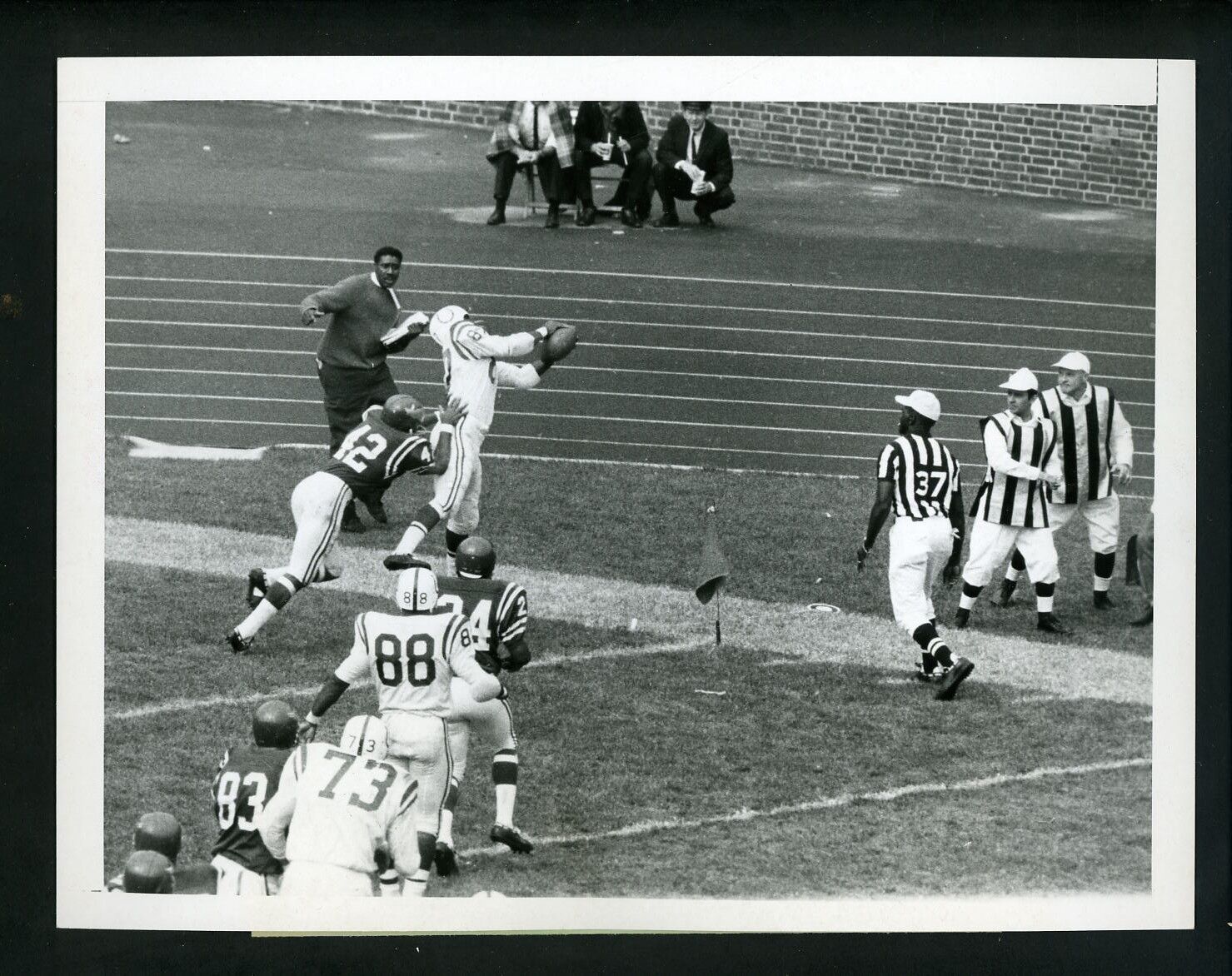 Willie Richardson 1967 Type 1 Press Photo Poster painting Baltimore Colts Philadelphia Eagles