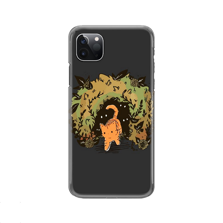 Cat Walking Out Of Grass, Cat iPhone Case