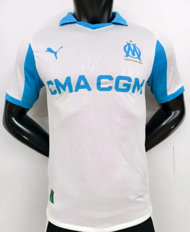 2025-26 Marseille Home Jersey - Player Edition