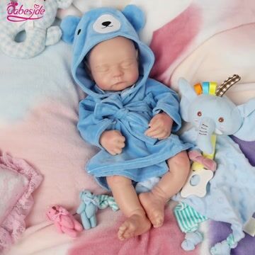 [90Days Lowest Price]Babeside Noah 12&ldquo;/16" Realistic Silicone Sleeping Baby Little Infant Girl Best Gift for Kids
