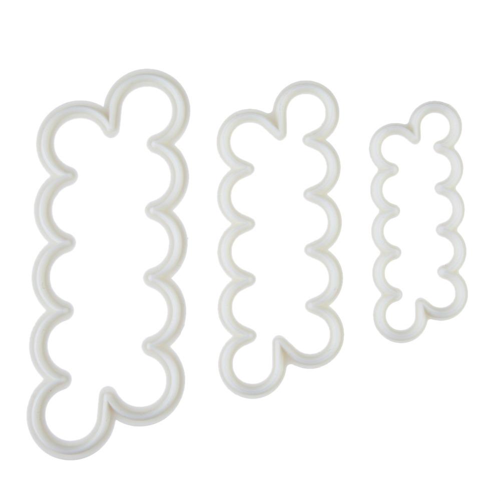 

3X Fondant Cake Cookie Decorating Cutter Rose Flower Mold Cake Tool, 501 Original
