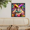 Diamond Painting-5D Full Round Drill Clown(40*40 CM)