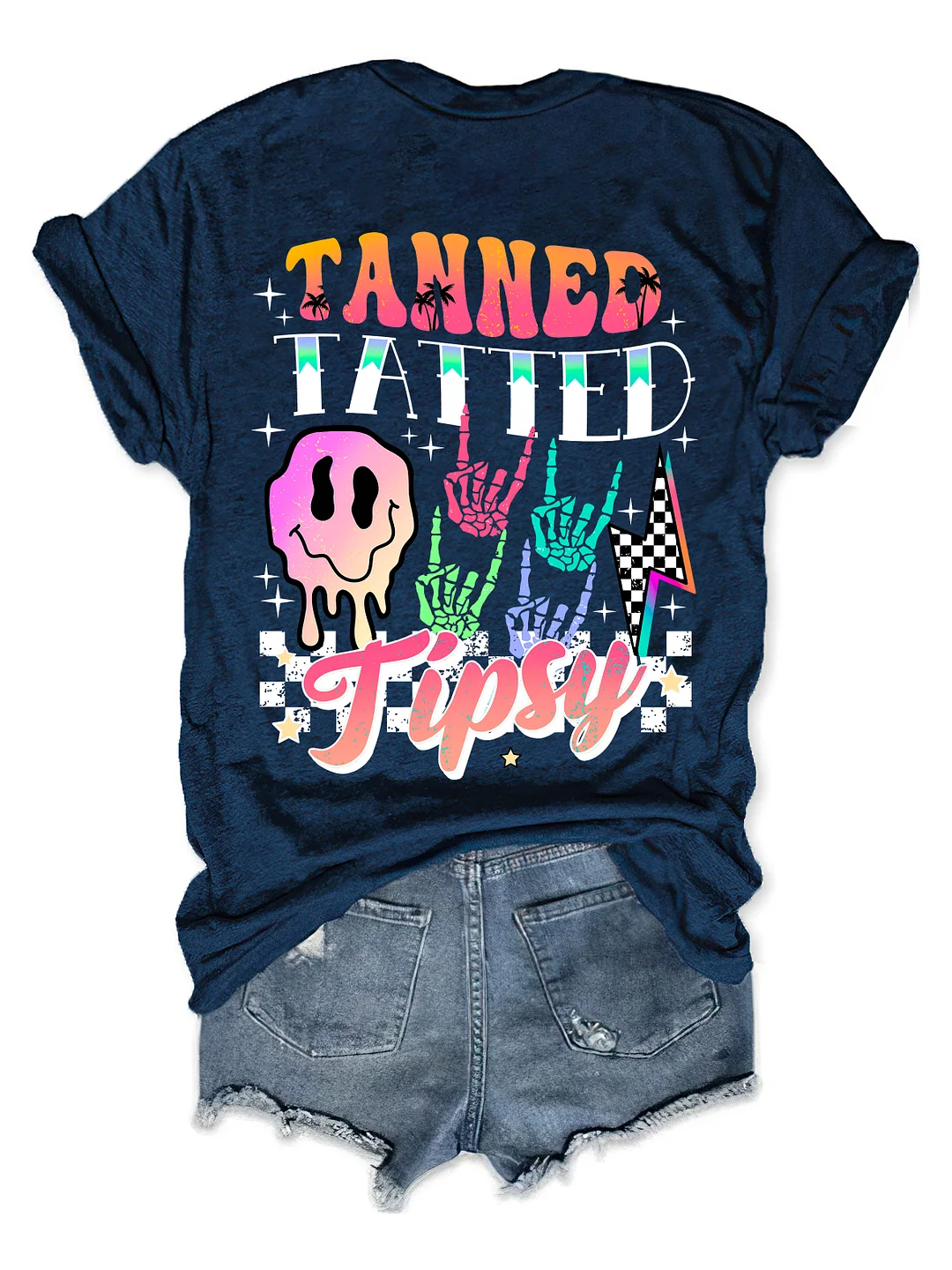 Summer Tanned Tatted And Tipsy T-shirt