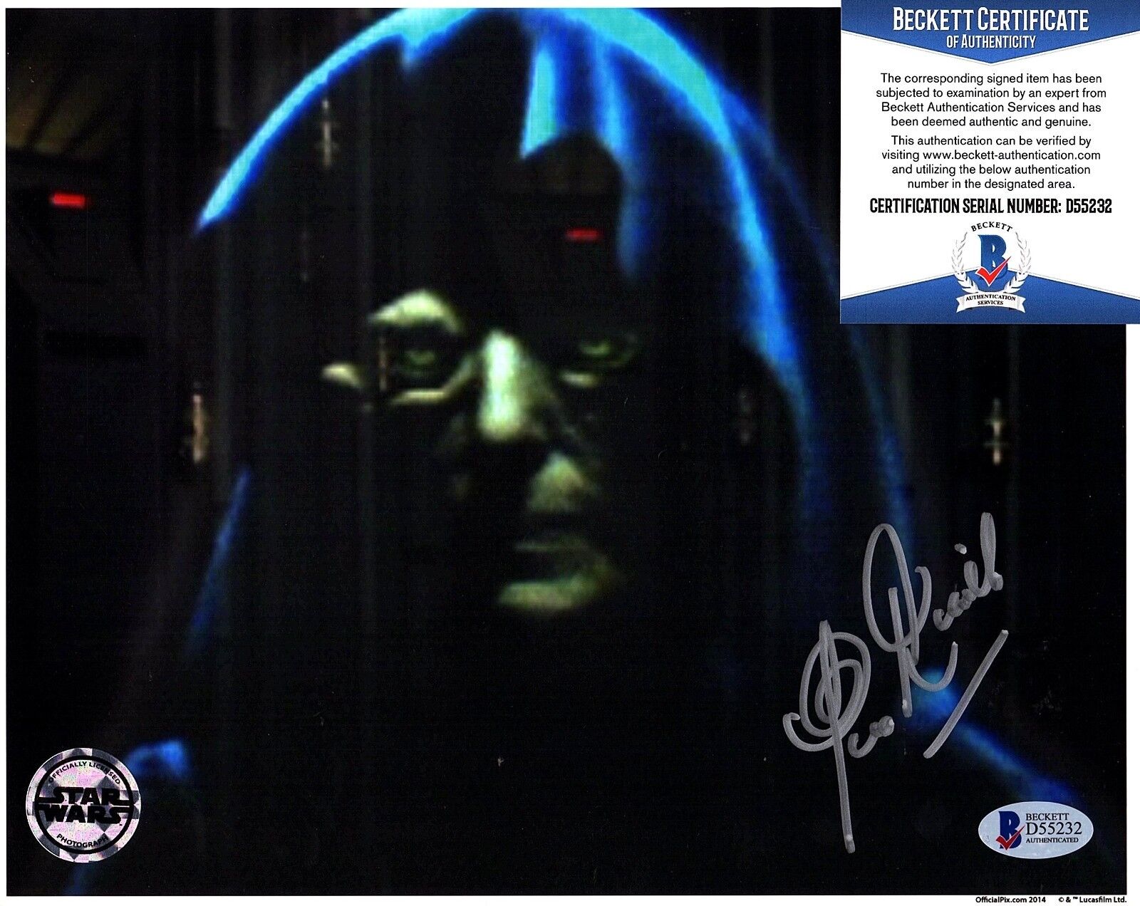 CLIVE REVILL Signed Autographed 8x10 Photo Poster painting EMPIRE STRIKES BACK