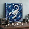 Framed Scorpio - Pearls Painting Kit DIY Diamond Painting Pearl Dot Crafts 25*25CM