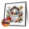 (40*40cm)Nativity - Full Round Drill Diamond Painting