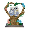 DIY Winter Owl Diamond Painting Ornaments（Single-Sided）