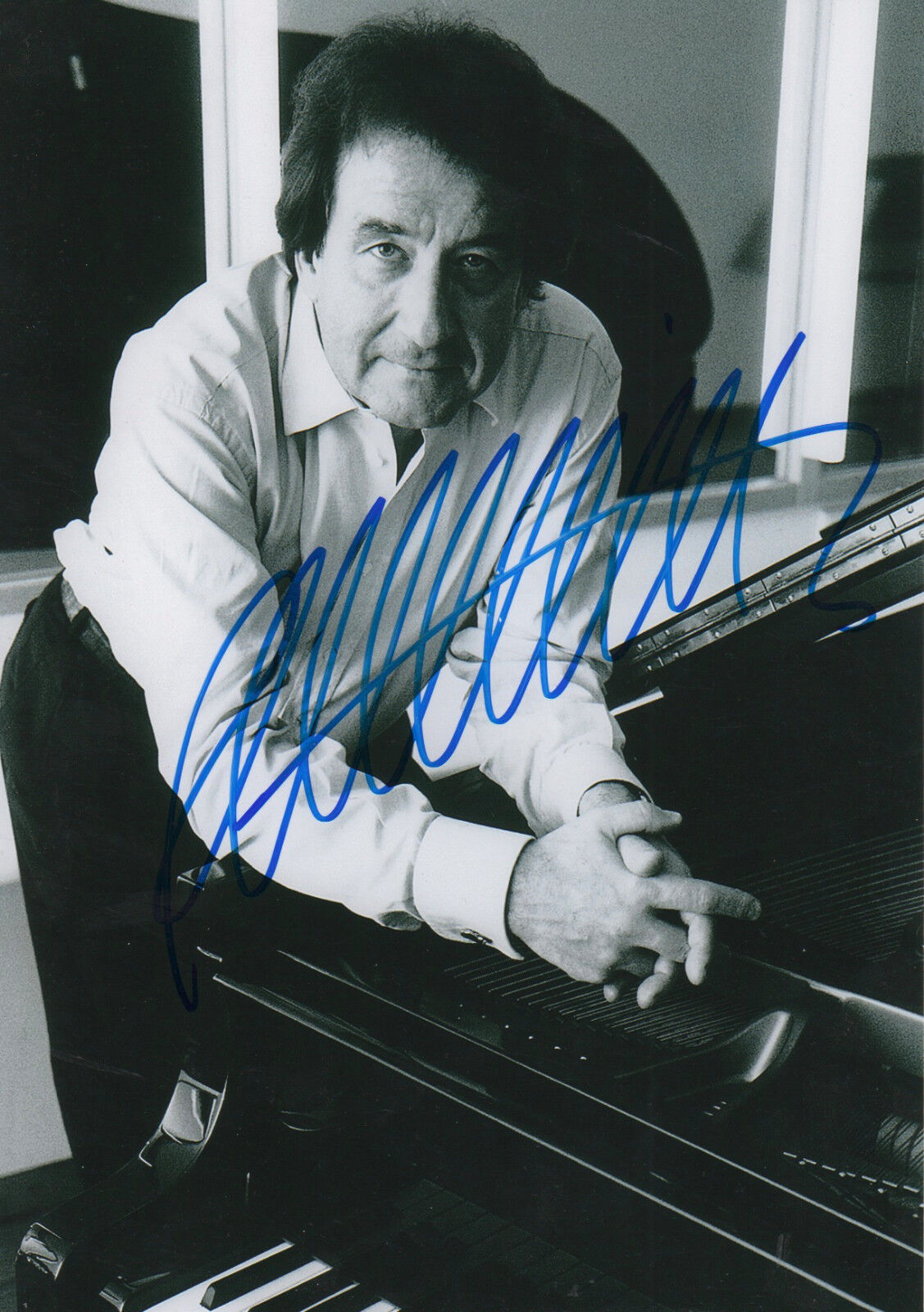 Rudolf Buchbinder Pianist signed 8x12 inch Photo Poster painting autograph