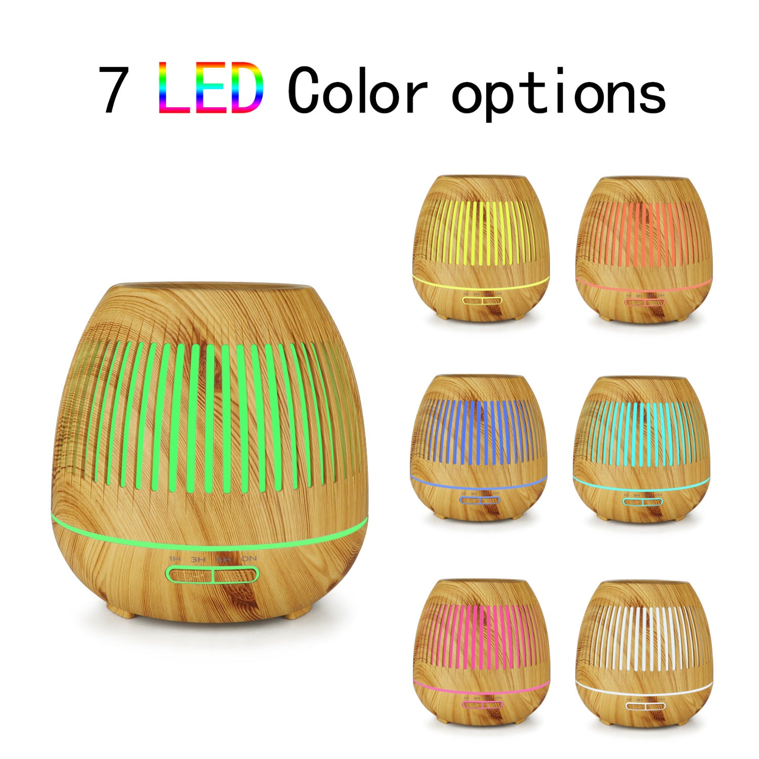 Essential Oil Diffuser, 400ml Ultrasonic Humidifier, Aromatherapy Diffuser