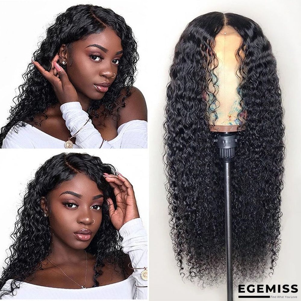 Black Medium Split Small Curly Wig Head Cover | EGEMISS