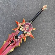 原神 両手剣 千烈の日輪 マーヴィカ 110CM 炎神 武器 PU製 剣
