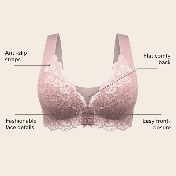 Front Closure 5D Shaping Push Up Bra – Seamless, Beauty Back, Comfy.