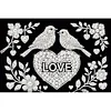 uk.everydayedeals DIY Pearl Painting With Frame - Handmade Self-Adhesive Pearls - Birds(20*30cm)