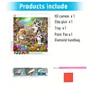 Garden Cat Special Shaped 5D DIY Partial Drill Diamonds Dots Gem Art Kits 11.81 X11.81inch Diamond Dots Paintings Diamonds Paintings Gem Art for Adults Beginners Home Decor