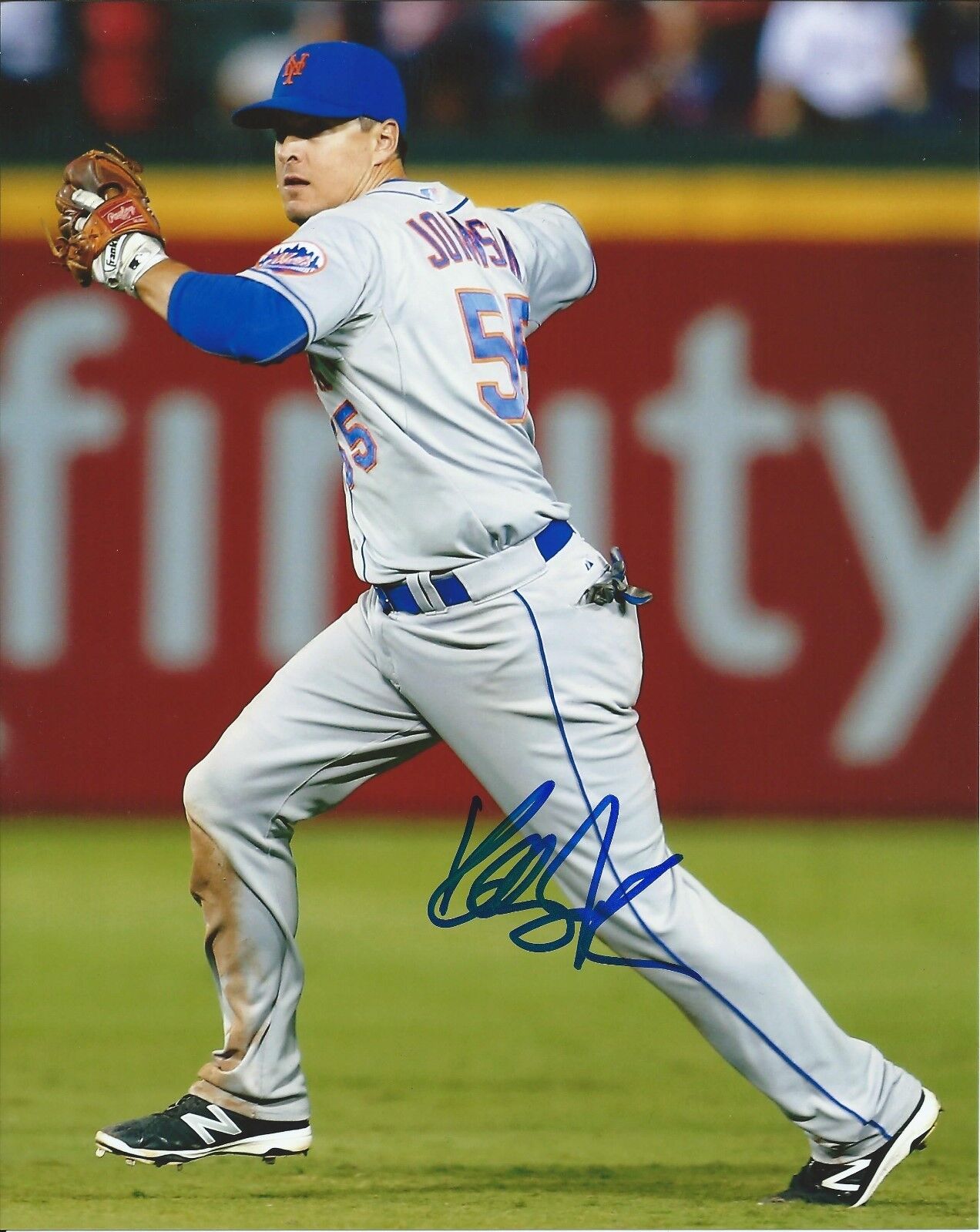 KELLY JOHNSON signed autographed NEW YORK METS 8x10 Photo Poster painting w/COA