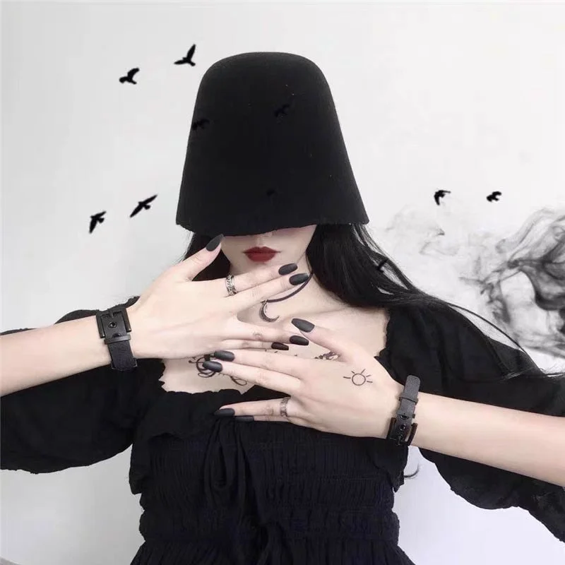 24Pcs ABS Matte Red Black White False nails with Nail extension Fingernails fake nail supplies for professionals nail salon-Nail Inspo