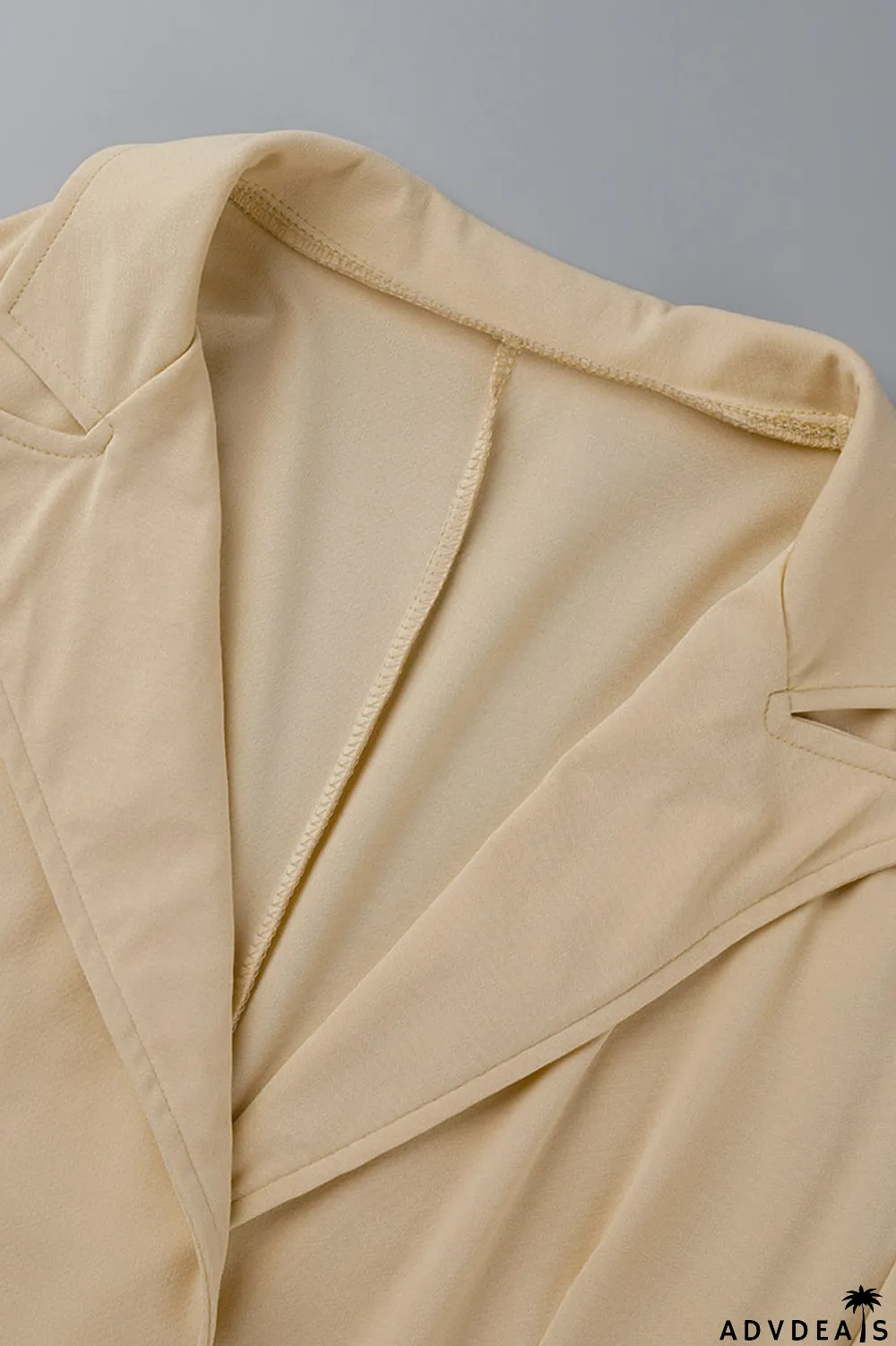 Black Casual Solid Patchwork Turn-back Collar Long Sleeve Two Pieces