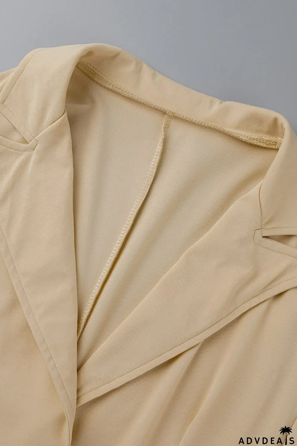 Black Casual Solid Patchwork Turn-back Collar Long Sleeve Two Pieces