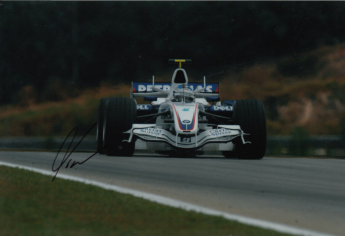 Nick Heidfeld Hand Signed BMW Sauber Photo Poster painting 12x8 2.