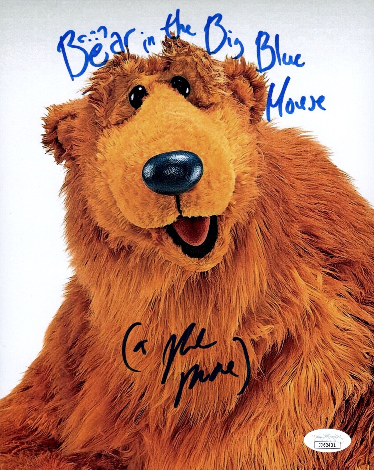 NOEL MACNEAL Signed BEAR IN THE BIG BLUE HOUSE 8x10 Photo Poster painting Autograph JSA COA Cert