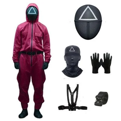Triangle Costume - Squid Game Soldiers Costume