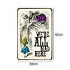 Alice In Wonderland - Vintage Metal Signs(12*16Inch) - Cartoon
