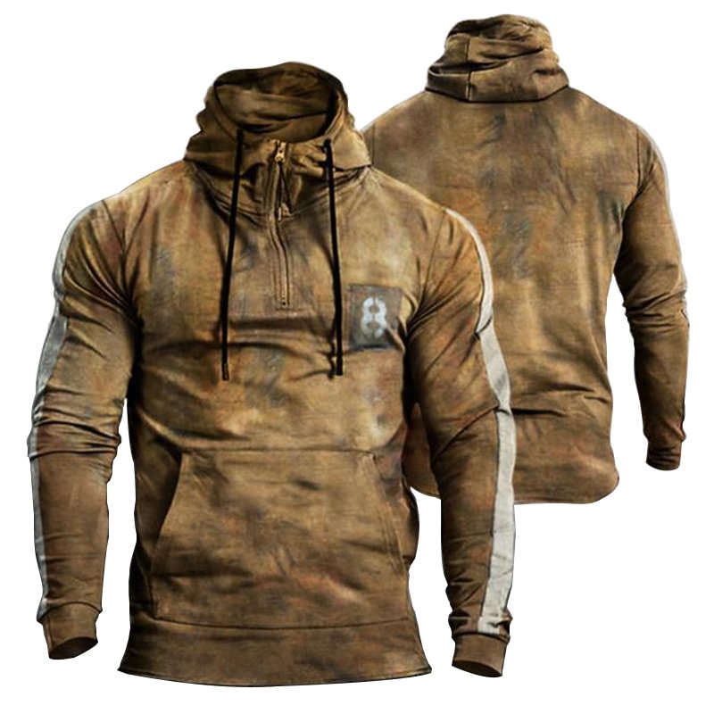 8 Cipher Men's Outdoor Retro Tactical Hoodie-Compassnice®