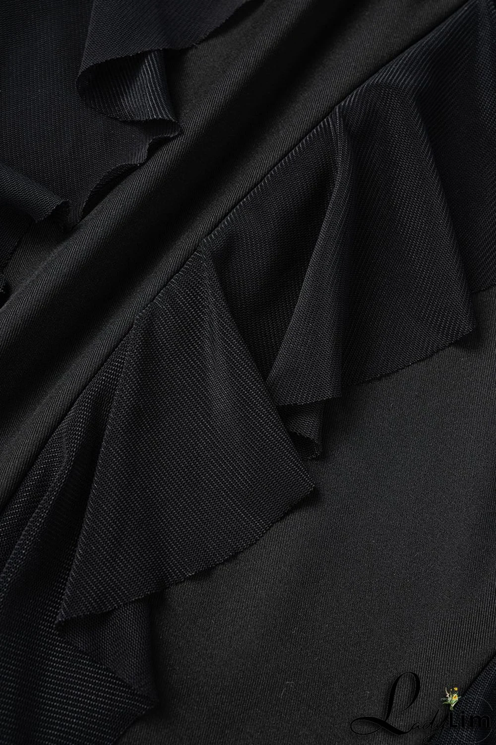 Pink Sexy Solid Patchwork Flounce Slit Asymmetrical Strapless Long Dress Dresses