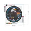 4pcs Diamond Painting -DIY Round Drill Stained Glass Animal