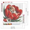 Diamond Painting-5D Full Round Drill  Flower Rabbit
