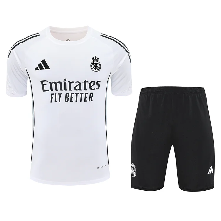 2025-26 Real Madrid Short Sleeve-Adult Suit