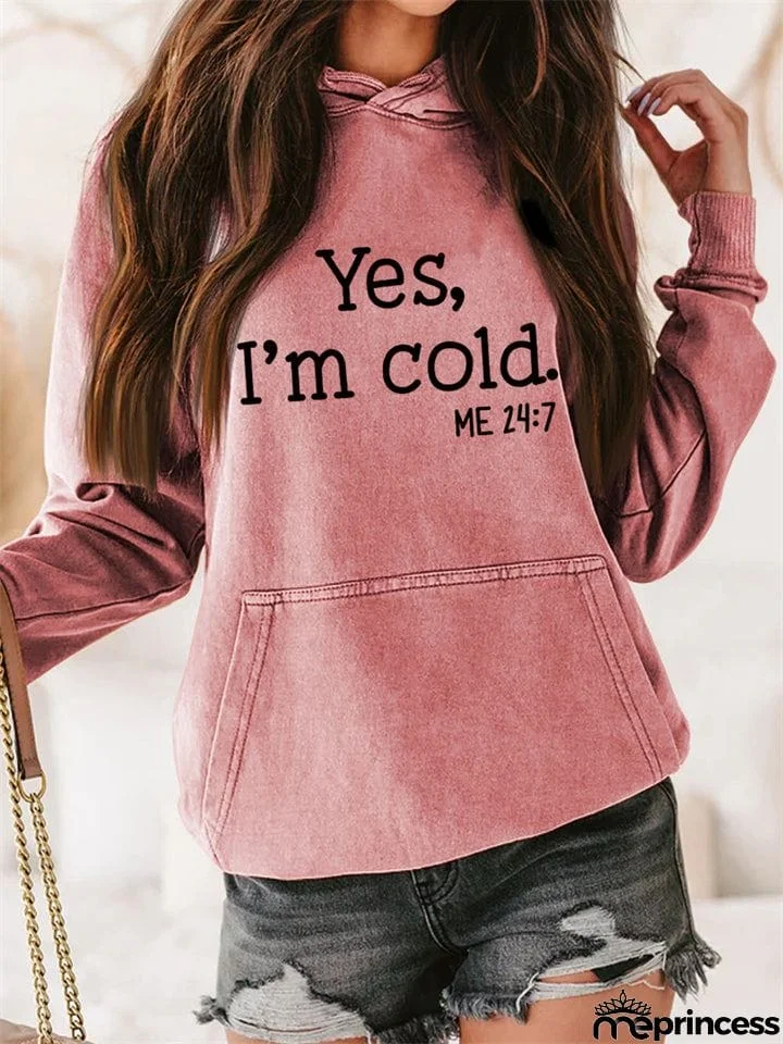 Cool Comfortable Large Size Letter Printed Ladies Hoodies