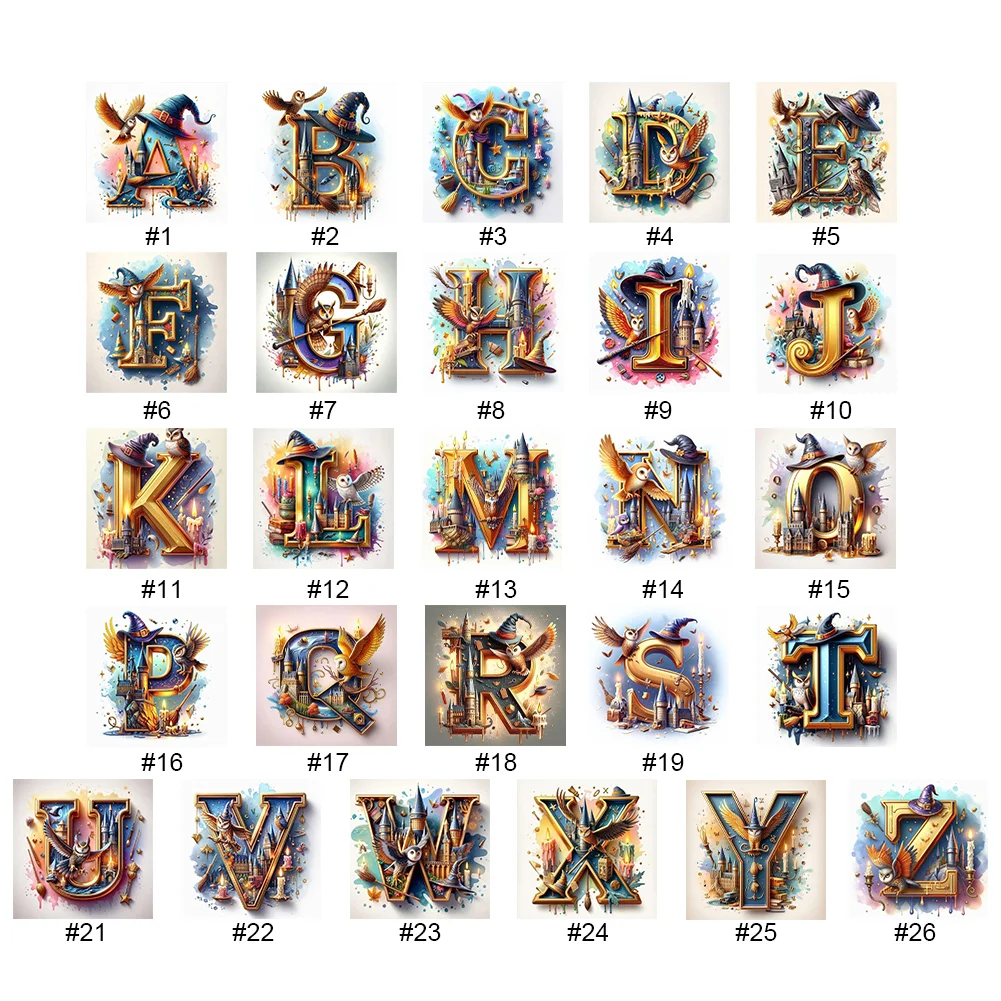 Diamond Painting - Full Square Drill - Harry Potter Letters(Canvas|35*35cm)